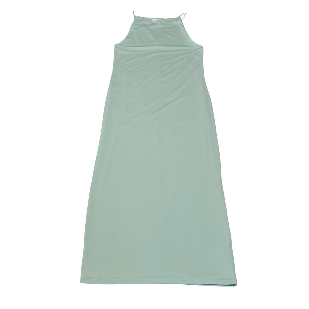 House of Harlow 1960 Women's Form Fitting Maxi Dress Straps Green Sz M 15.5 x 47